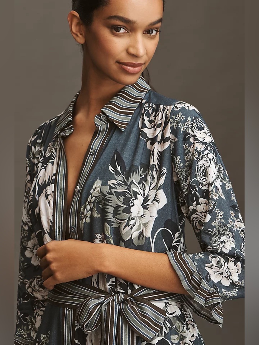 Irwania Midi Shirt Dress